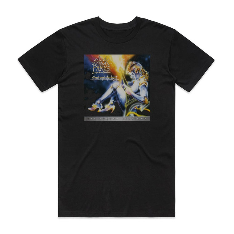 Shok Paris Steel And Starlight Album Cover T-Shirt Black