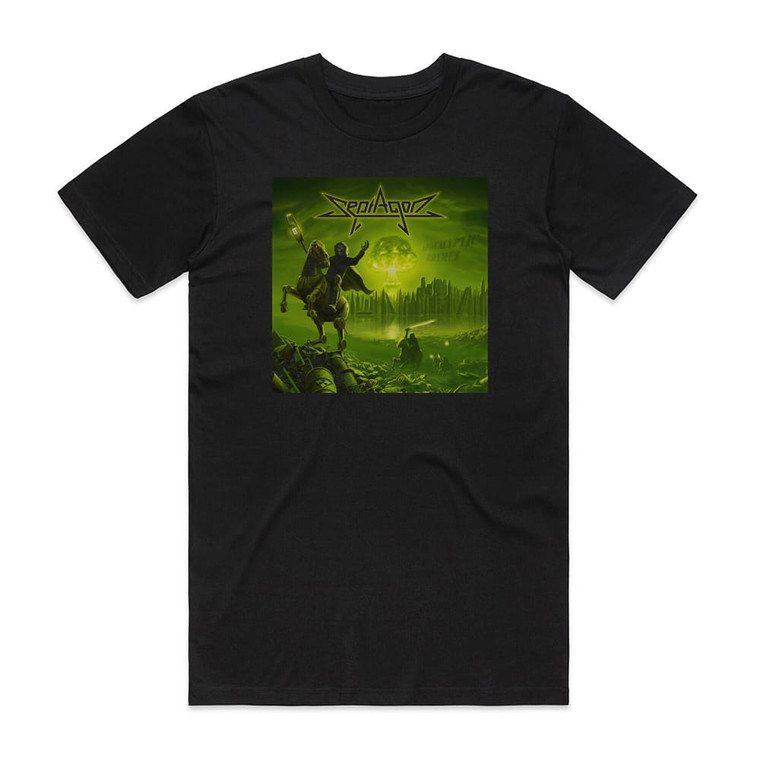 Septagon Apocalyptic Rhymes Album Cover T-Shirt Black