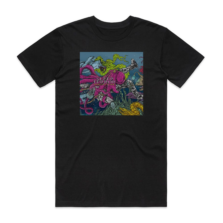 Sleep Terror Abreaction Album Cover T-Shirt Black