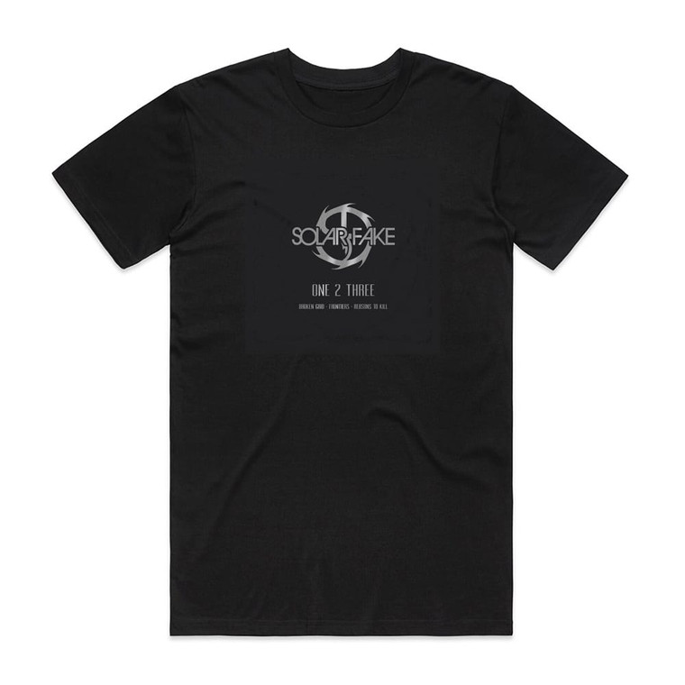 Solar Fake One 2 Three Album Cover T-Shirt Black