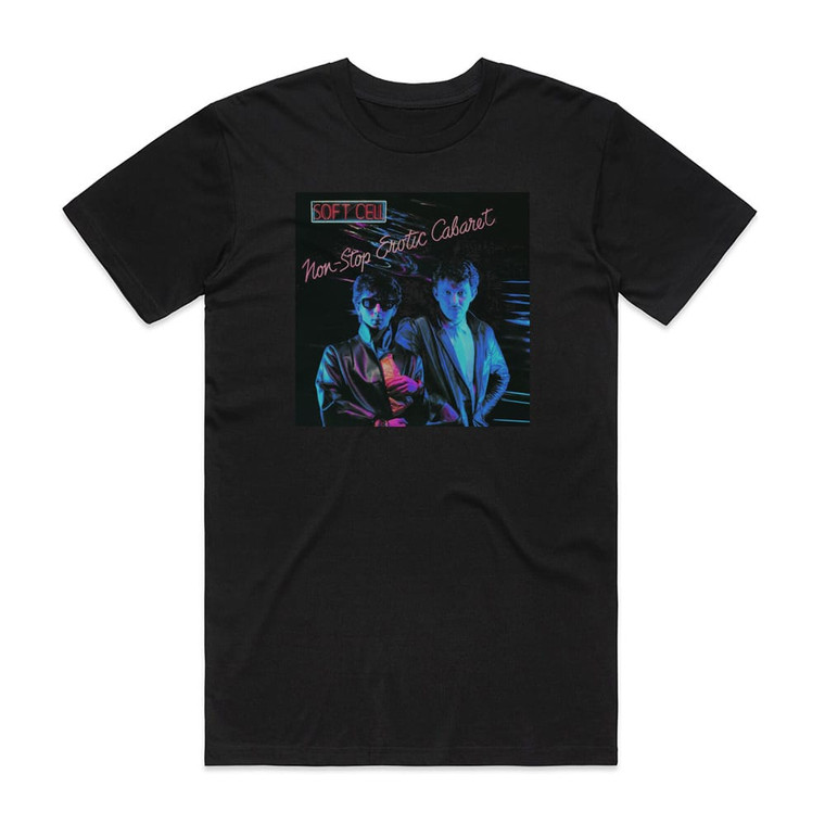 Soft Cell Non Stop Erotic Cabaret 1 Album Cover T-Shirt Black