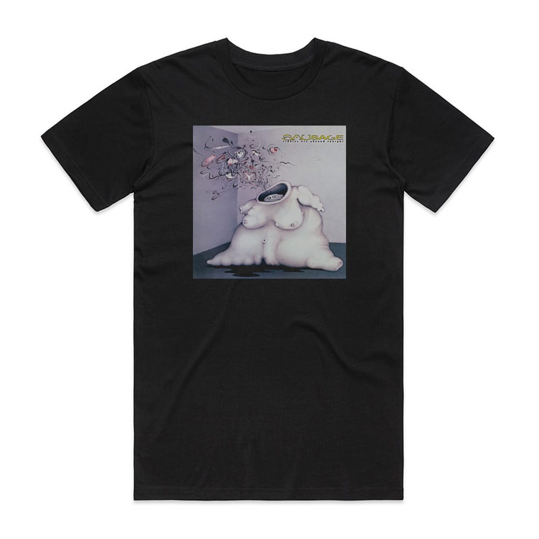 Sausage Riddles Are Abound Tonight Album Cover T-Shirt Black