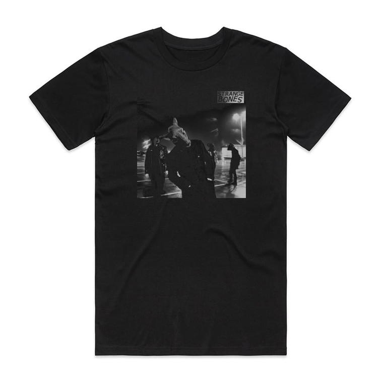 Strange Bones We The Rats Album Cover T-Shirt Black