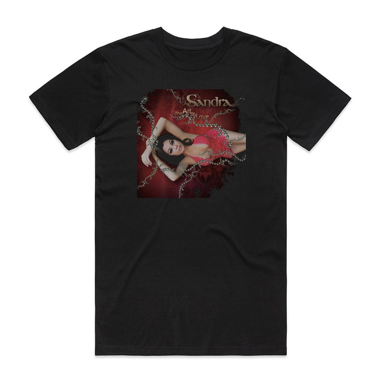 Sandra The Art Of Love Album Cover T-Shirt Black