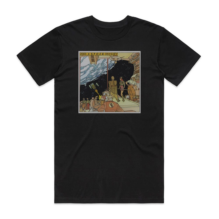SPOCK 2001 A Spock Odyssey Album Cover T-Shirt Black