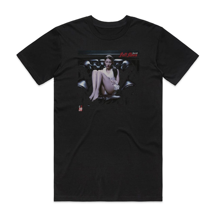 Sunmi Full Moon Album Cover T-Shirt Black Sunmi Full Moon Album Cover T-Shirt Black