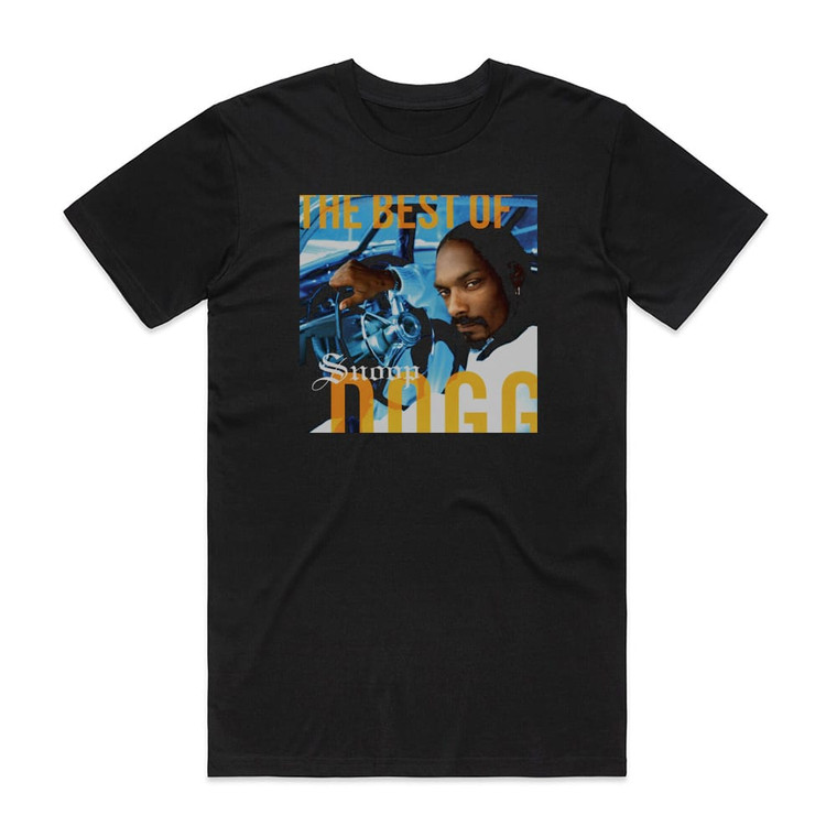 Snoop Dogg The Best Of Snoop Dogg Album Cover T-Shirt Black