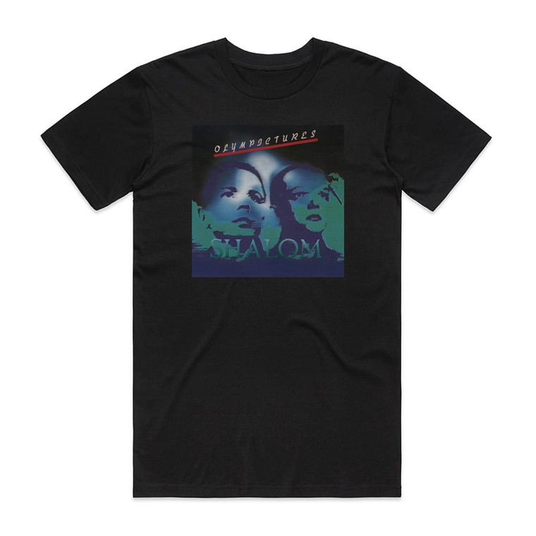 Shalom Olympictures Album Cover T-Shirt Black