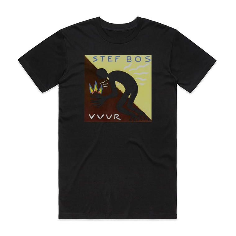 Stef Bos Vuur Album Cover T-Shirt Black