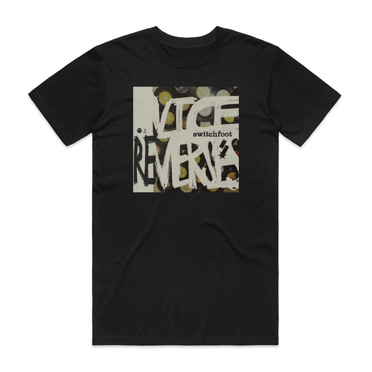 Switchfoot Vice Re Verses Album Cover T-Shirt Black