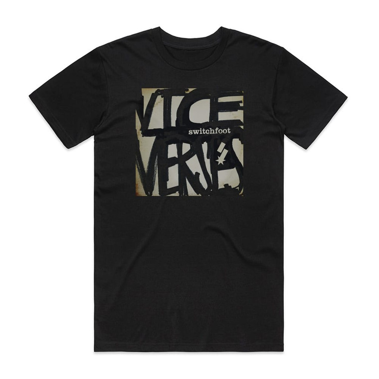 Switchfoot Vice Verses Album Cover T-Shirt Black