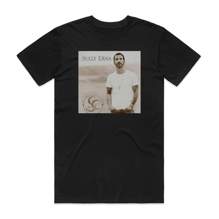 Sully Erna Hometown Life Album Cover T-Shirt Black