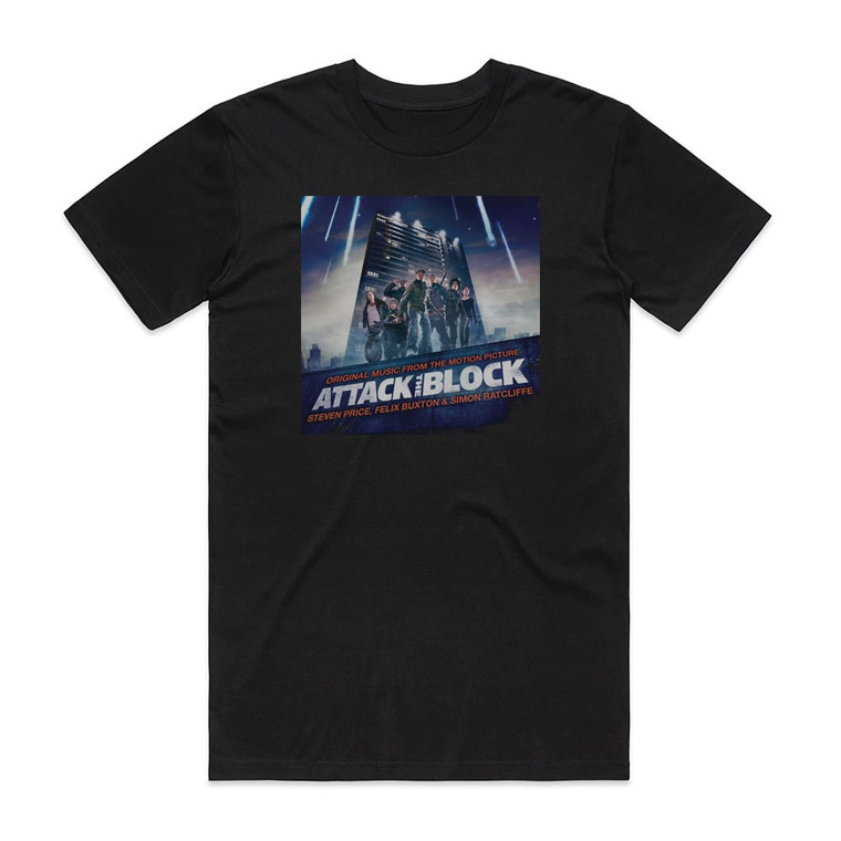 Steven Price Attack The Block Album Cover T-Shirt Black