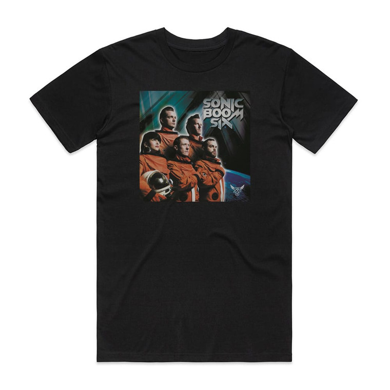 Sonic Boom Six Sonic Boom Six Album Cover T-Shirt Black