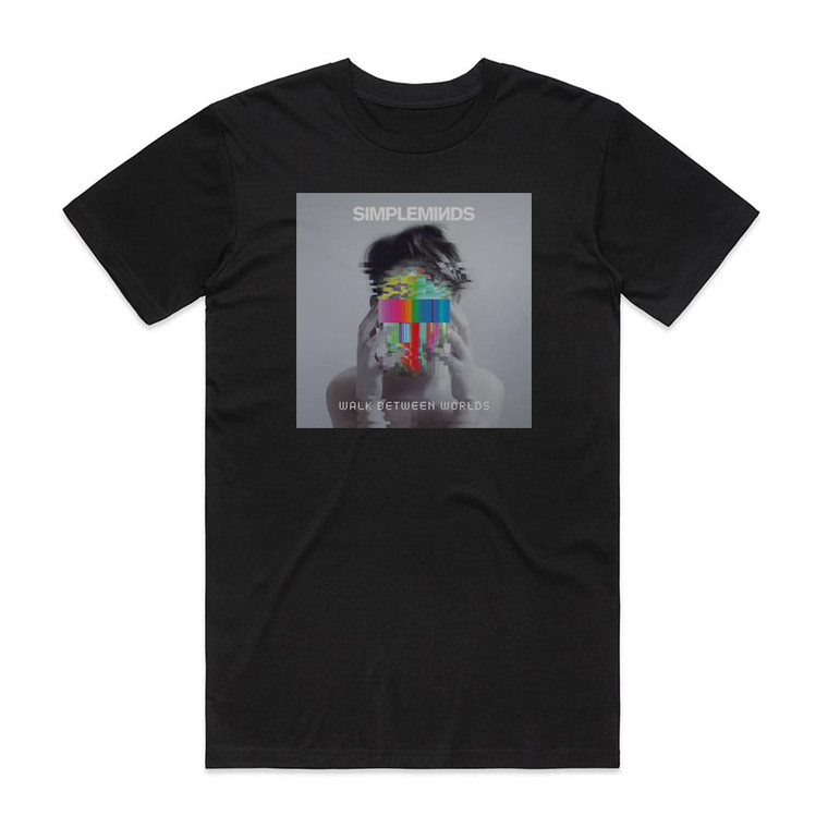 Simple Minds Walk Between Worlds Album Cover T-Shirt Black