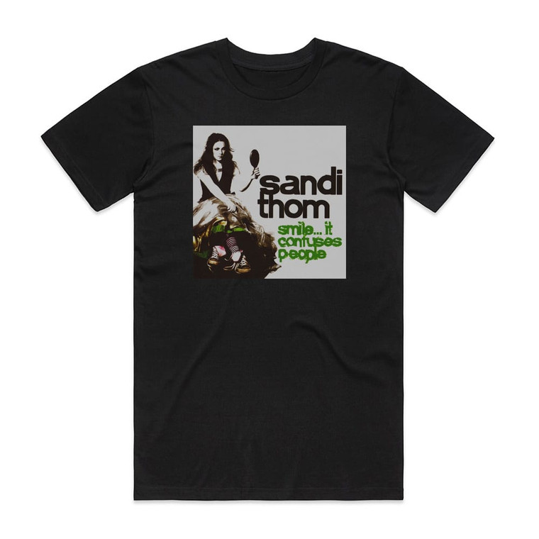 Sandi Thom Smile It Confuses People Album Cover T-Shirt Black