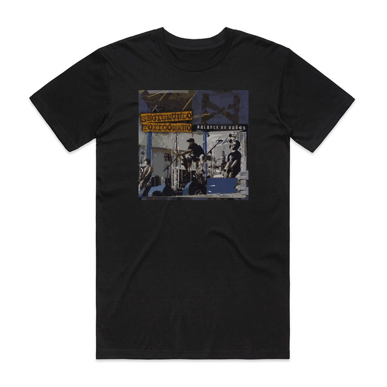 Segismundo Toxicomano Balance De Daos Album Cover T-Shirt Black