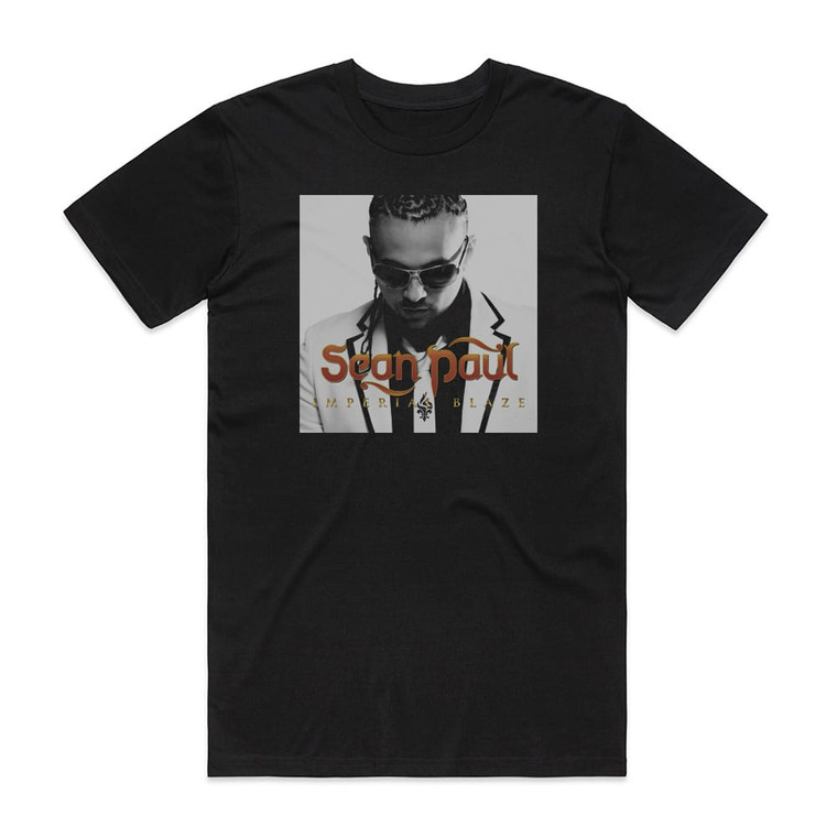 Sean Paul Imperial Blaze Album Cover T-Shirt Black