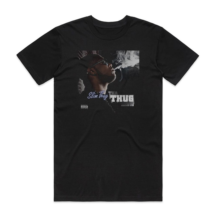 Slim Thug Tha Thug Show Album Cover T-Shirt Black