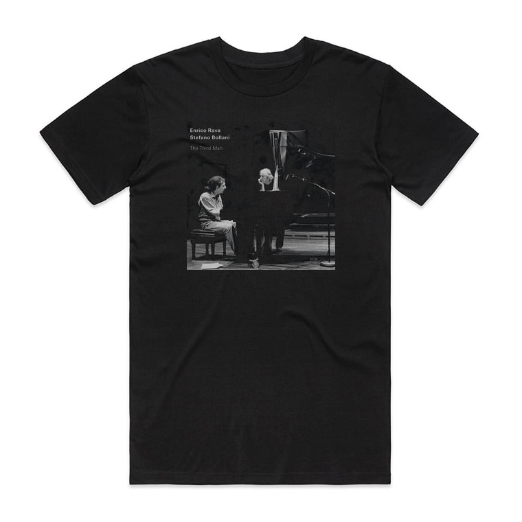 Stefano Bollani The Third Man Album Cover T-Shirt Black