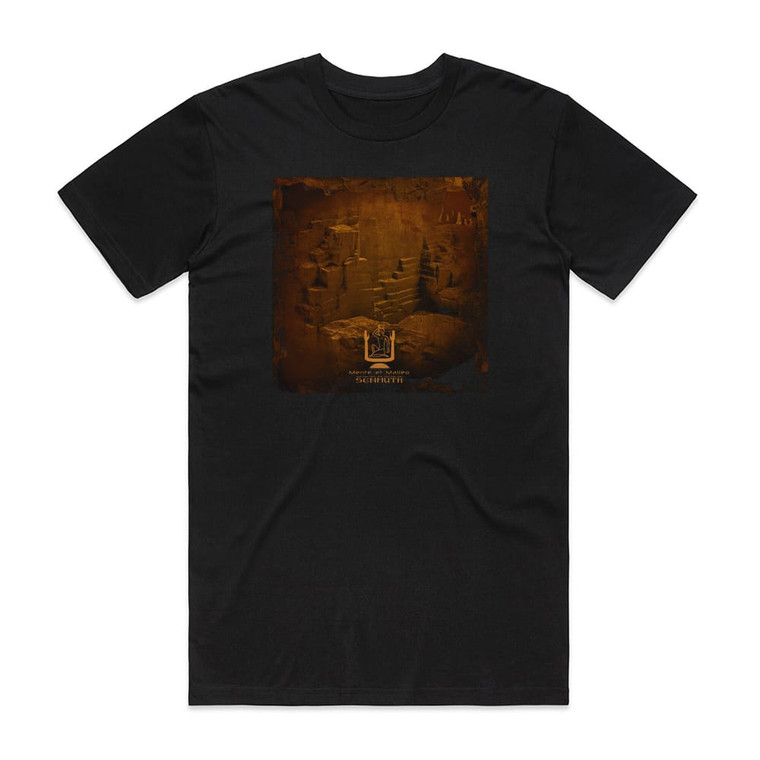 Senmuth Mente Et Malleo Album Cover T-Shirt Black