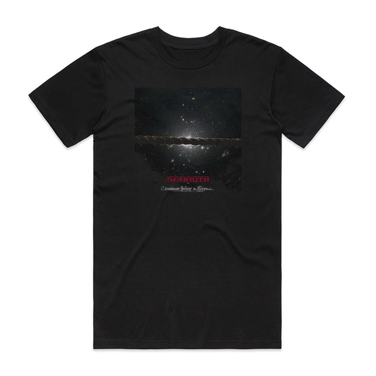 Senmuth   Album Cover T-Shirt Black