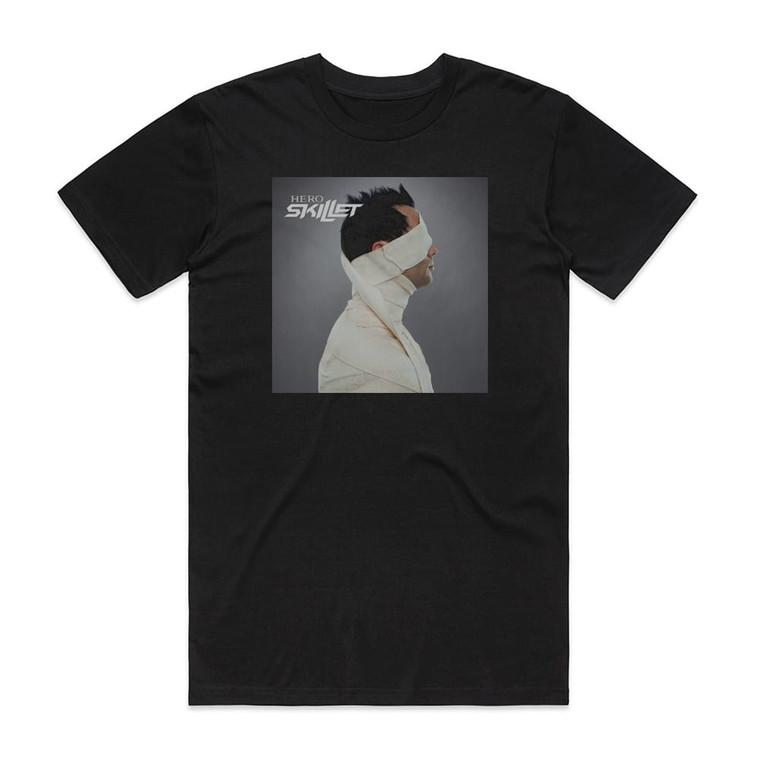 Skillet Hero Album Cover T-Shirt Black