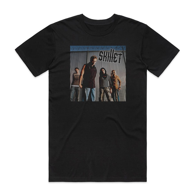 Skillet Savior Album Cover T-Shirt Black