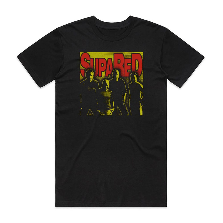 SupaRed Supared Album Cover T-Shirt Black