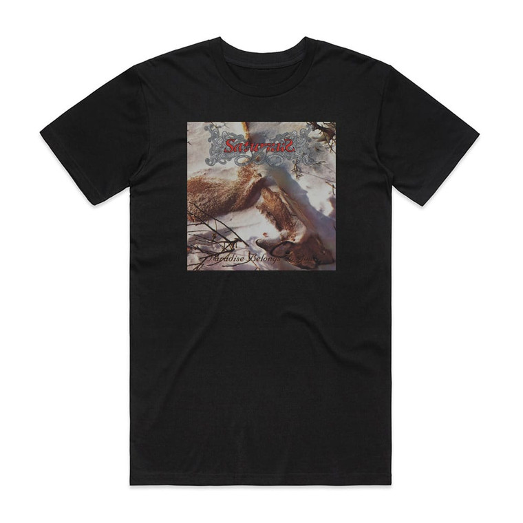 Saturnus Paradise Belongs To You Album Cover T-Shirt Black