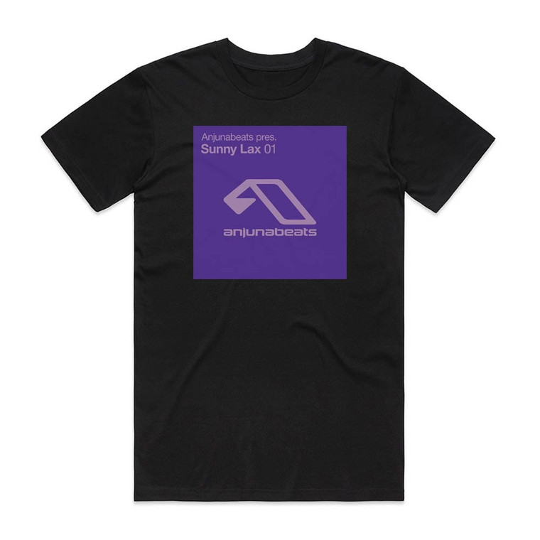 Sunny Lax Anjunabeats Presents Sunny Lax 01 Album Cover T-Shirt Black