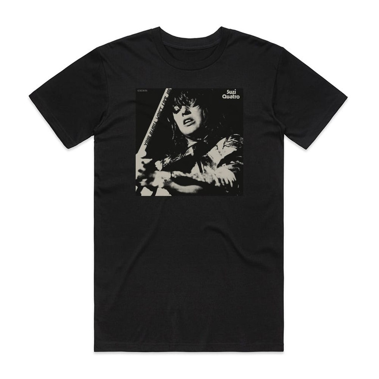 Suzi Quatro Your Mamma Wont Like Me Album Cover T-Shirt Black