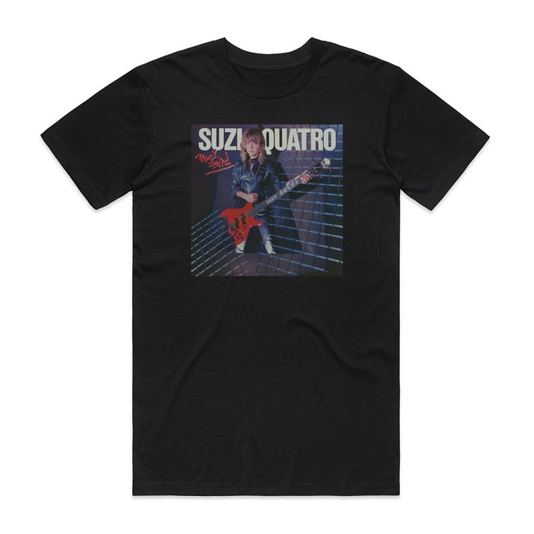 Suzi Quatro Rock Hard Album Cover T-Shirt Black