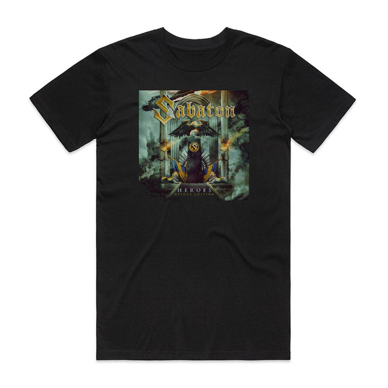 Sabaton Heroes Album Cover T-Shirt Black