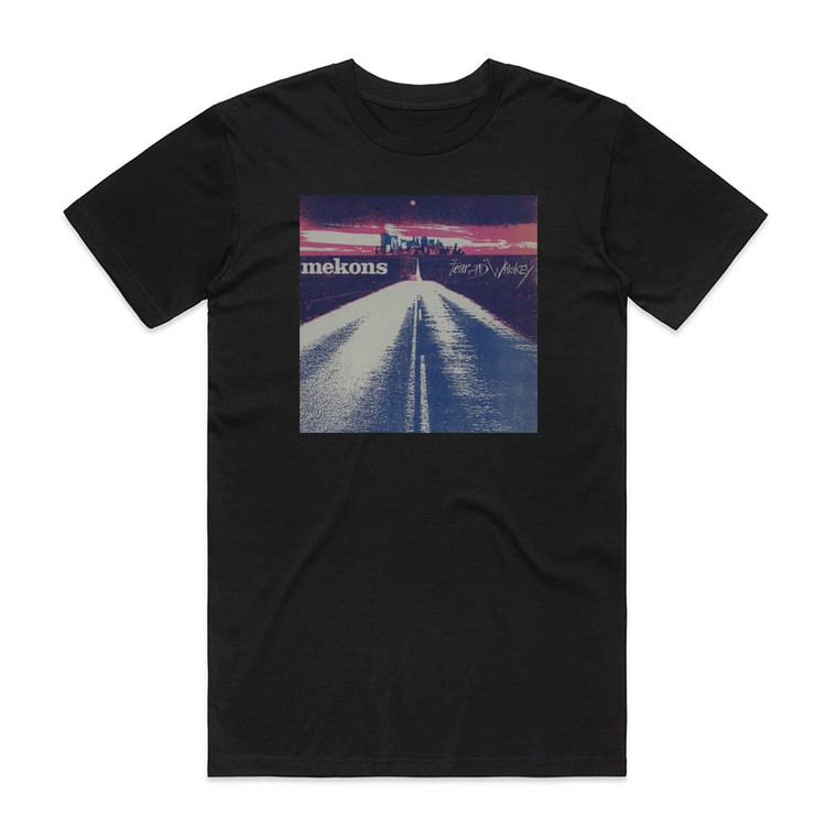 The Mekons Fear And Whiskey Album Cover T-Shirt Black