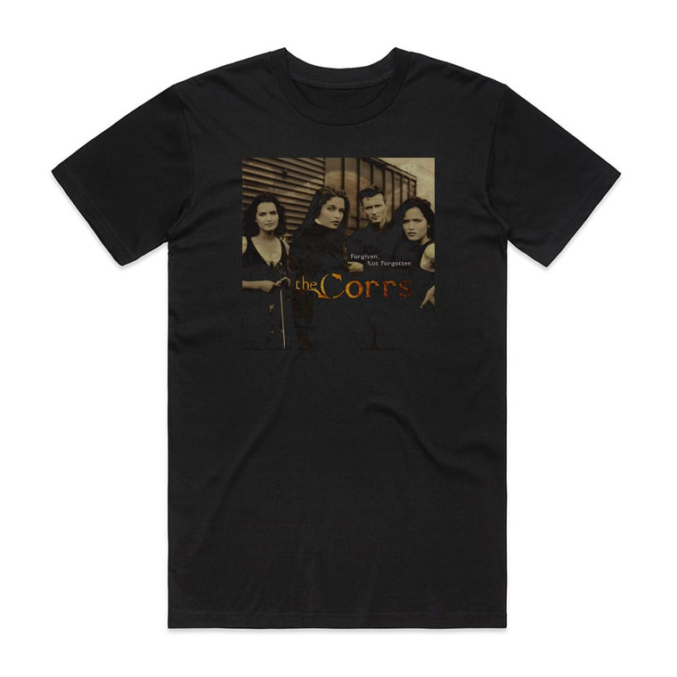 The Corrs Forgiven Not Forgotten 1 Album Cover T-Shirt Black