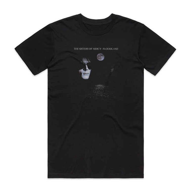 The Sisters of Mercy Floodland 1 Album Cover T-Shirt Black