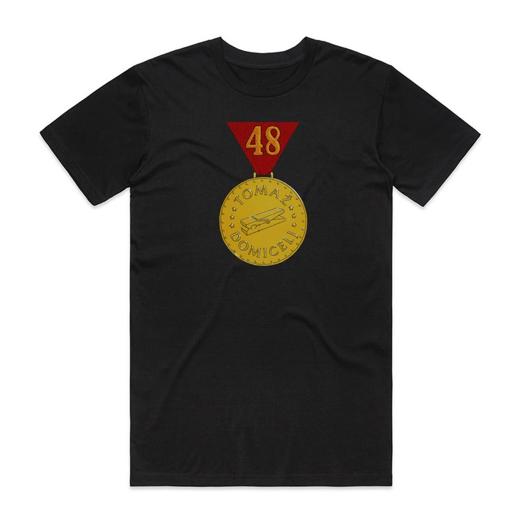Tomaz Domicelj 48 Album Cover T-Shirt Black