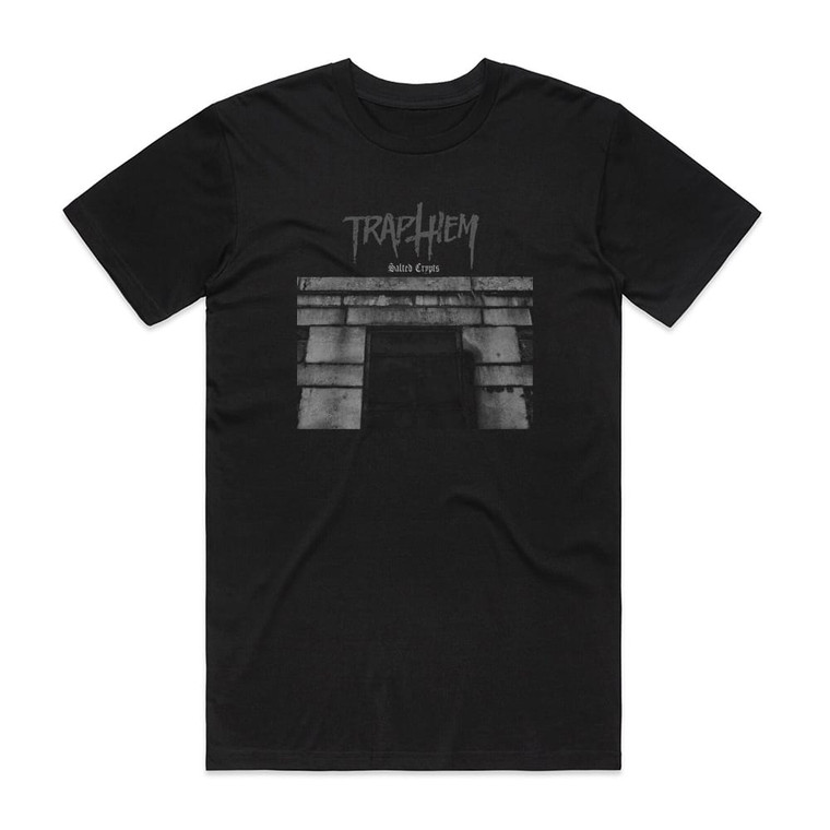 Trap Them Salted Crypts Album Cover T-Shirt Black