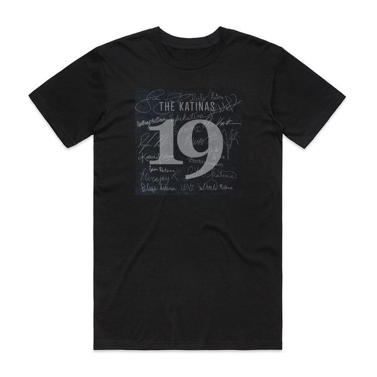 The Katinas 19 1 Album Cover T-Shirt Black