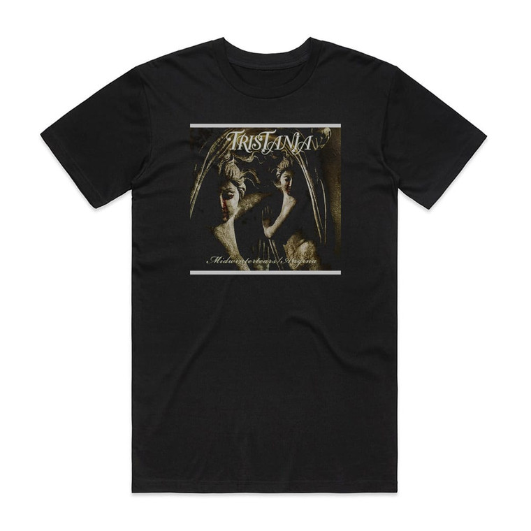 Tristania Midwintertears Angina Album Cover T-Shirt Black