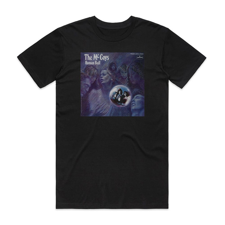 The McCoys Human Ball Album Cover T-Shirt Black The McCoys Human Ball Album Cover T-Shirt Black