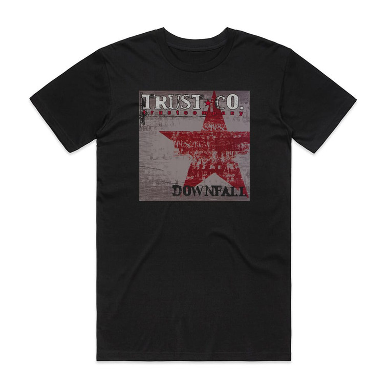 TRUSTcompany Downfall 4 Album Cover T-Shirt Black