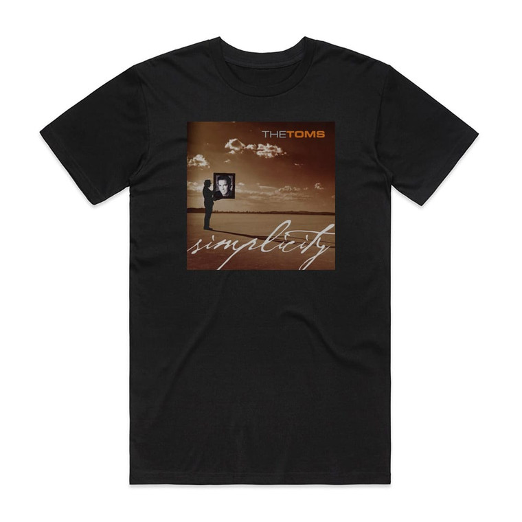 The Toms Simplicity Album Cover T-Shirt Black