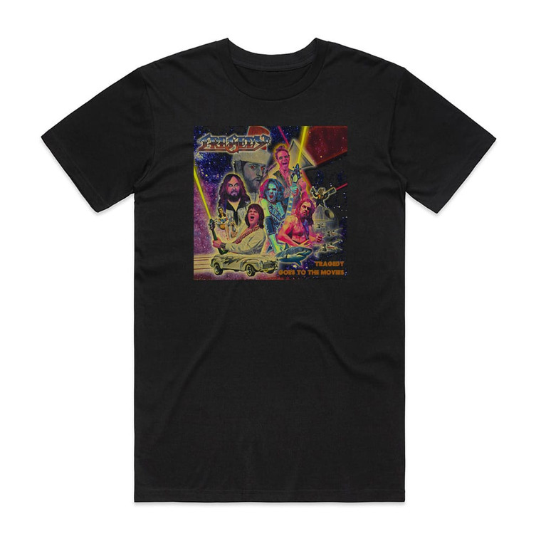 Tragedy Tragedy Goes To The Movies Album Cover T-Shirt Black
