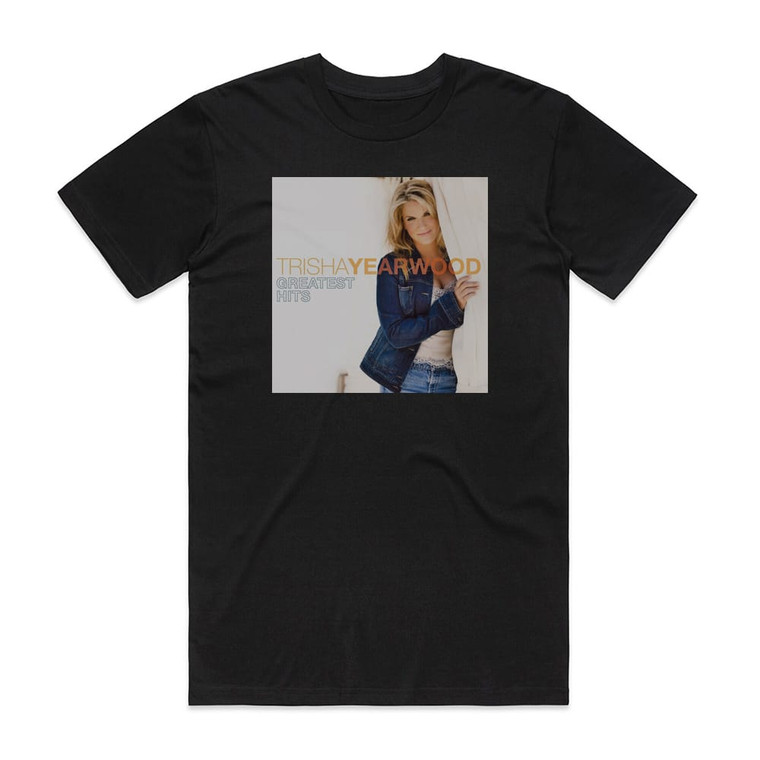 Trisha Yearwood Greatest Hits Album Cover T-Shirt Black