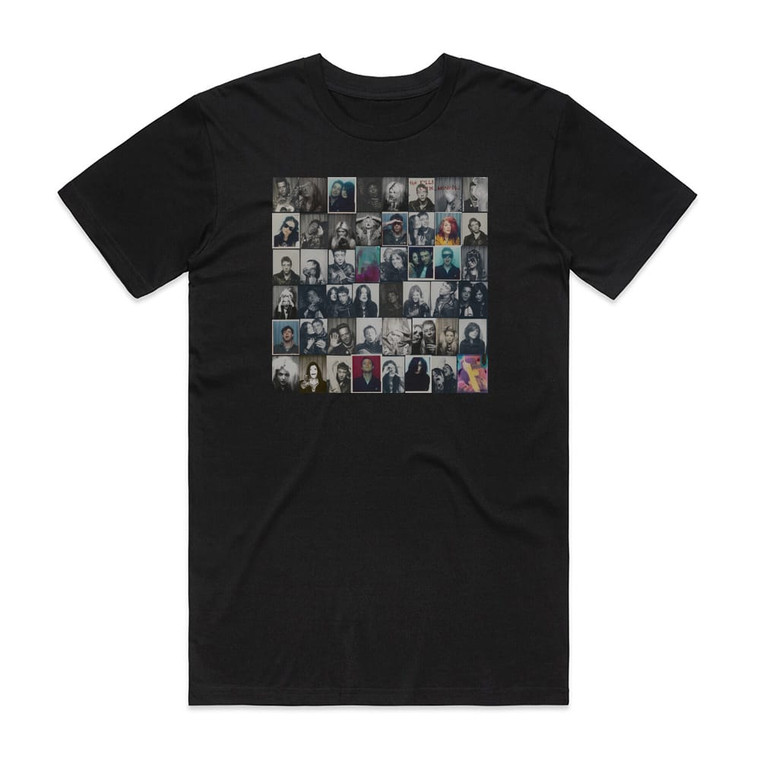 The Kills Little Bastards Album Cover T-Shirt Black