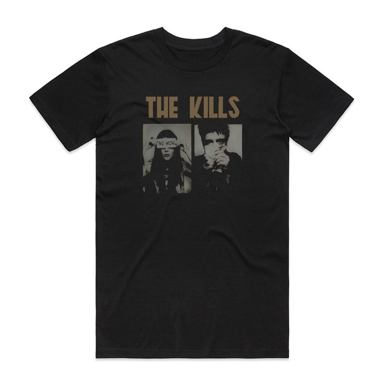 The Kills No Wow Album Cover T-Shirt Black