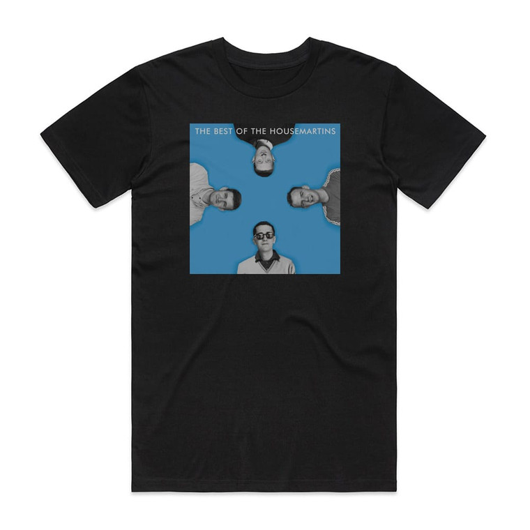 The Housemartins The Best Of The Housemartins Album Cover T-Shirt Black
