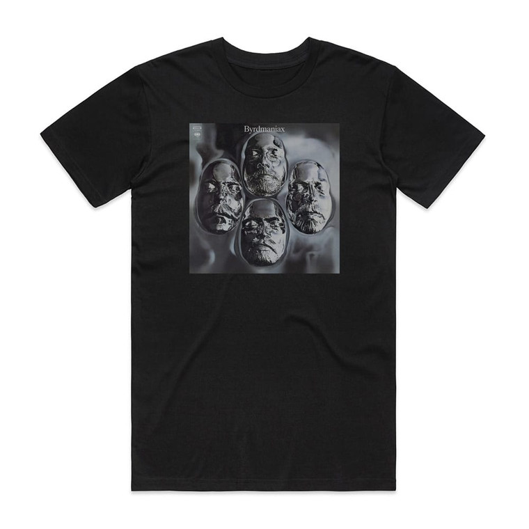 The Byrds Byrdmaniax Album Cover T-Shirt Black